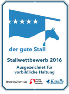 der gute Stall Auszeichnung (Kavallo)
